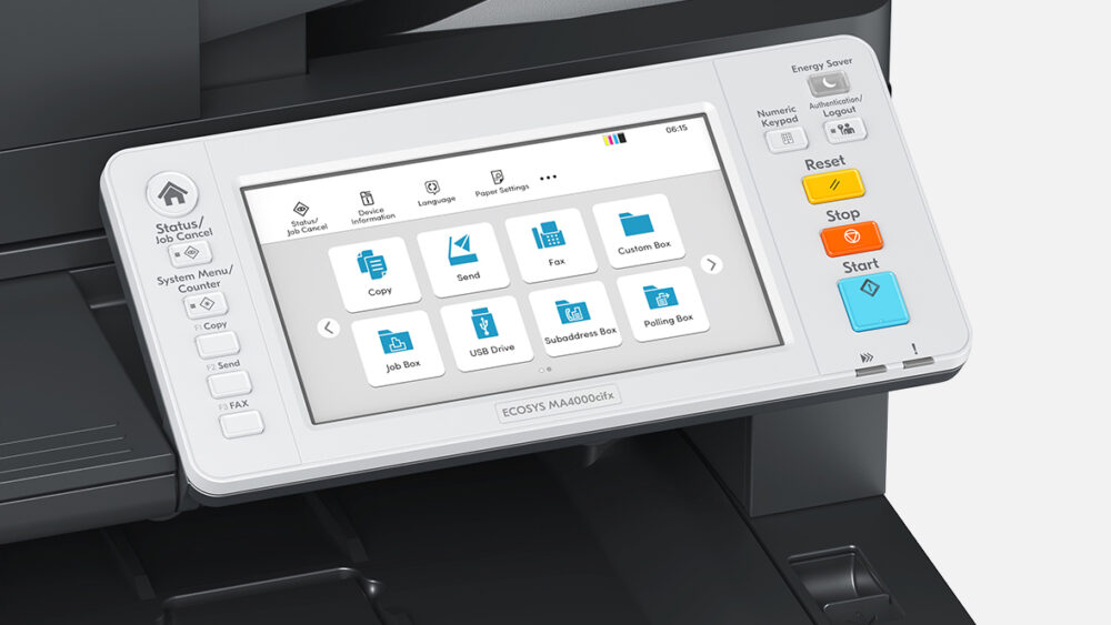 Kyocera ECOSYS MA4000CIFX | A4 Renkli Çok Fonksiyonlu Fotokopi Makinesi - Görsel 2